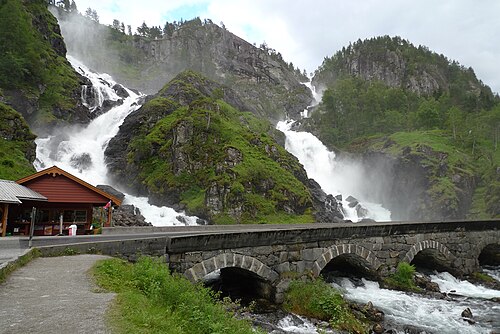 Låtefossen, Norway